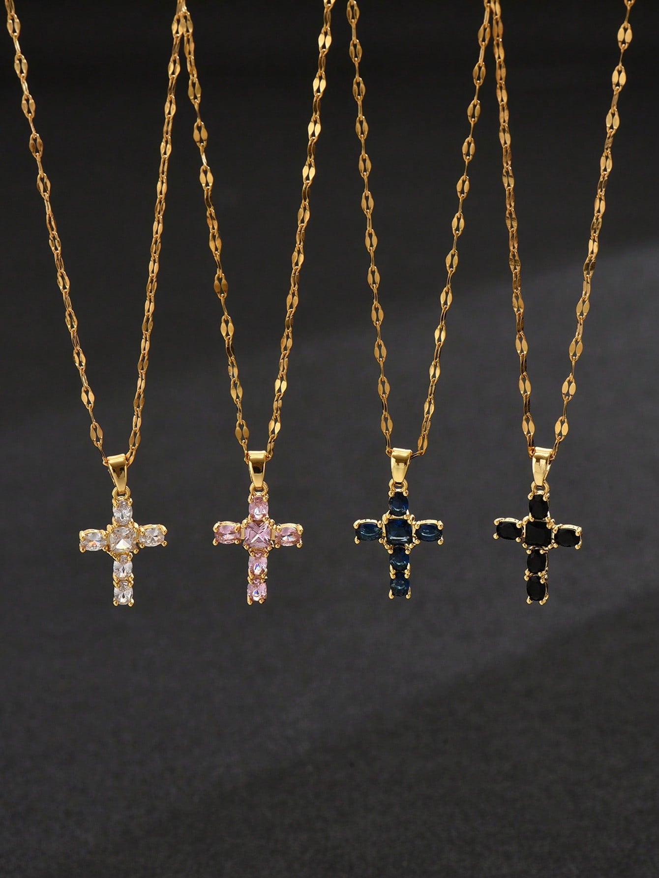 Golden Cross Necklaces