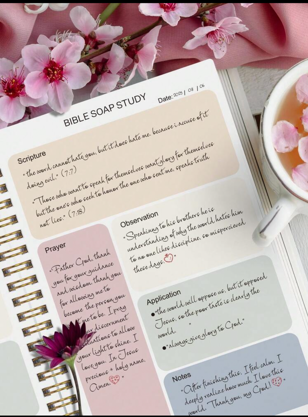Bible Study Notebook